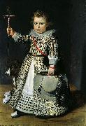 French school Portrait of a Young Boy oil painting on canvas